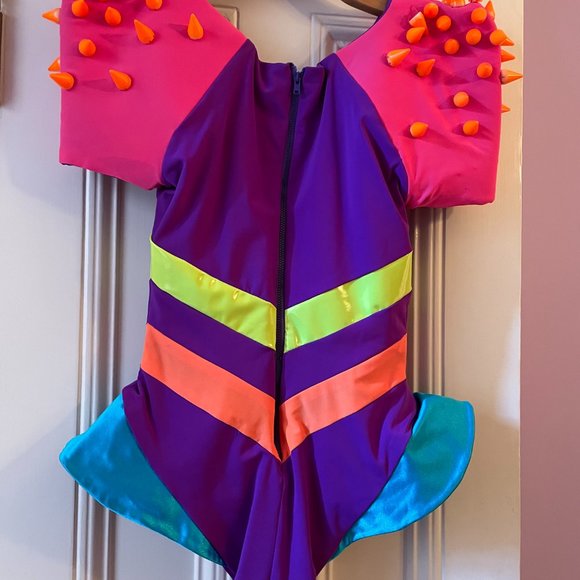 Geoffrey Mac Custom Leotard with Spiked Shoulders - Picture 3 of 5